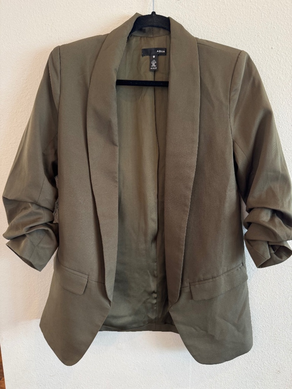 Aqua Olive Green Blazer XS